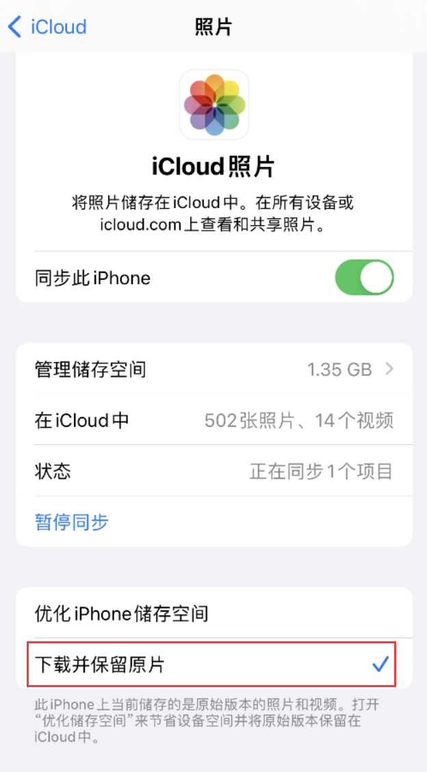 文城镇苹果手机维修分享iPhone 无法加载高质量照片怎么办 