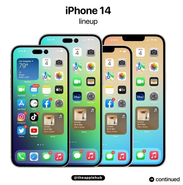 文城镇苹果14维修分享iPhone 14全家福 